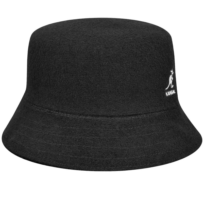 KANGOL قبعة كانغول برمودا دلو سوداء، متوسطة - Image 3
